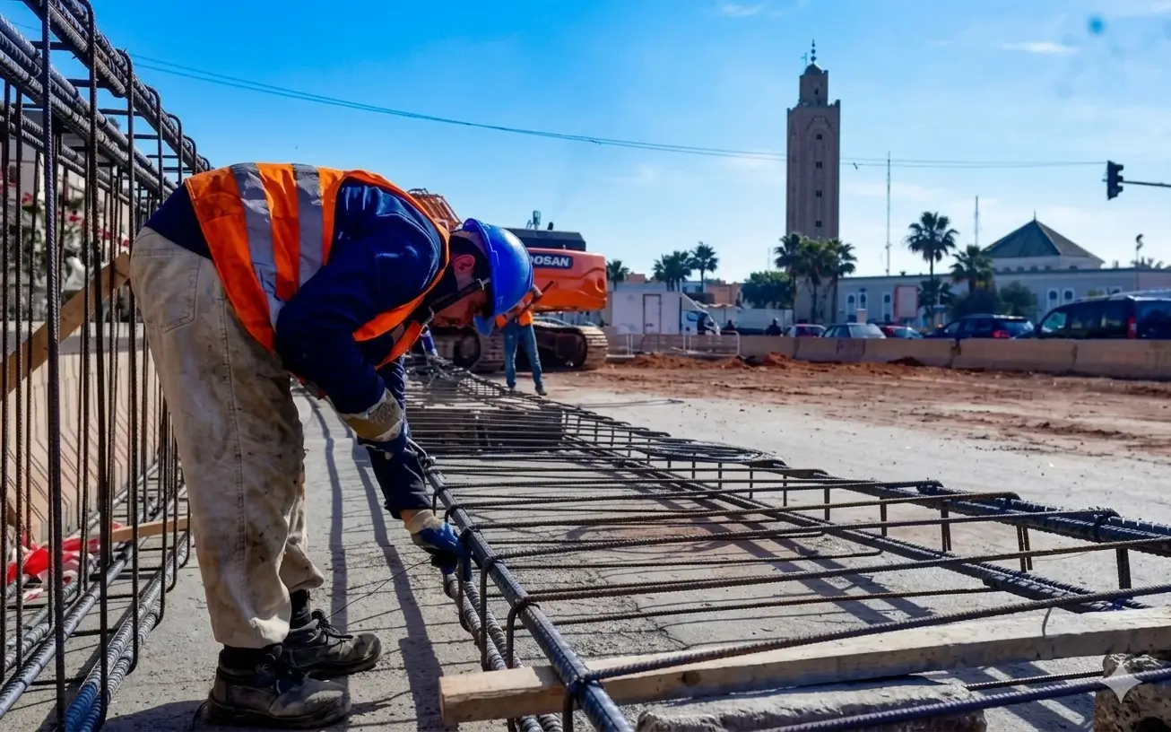 Chantier de travaux publics SCRAPE